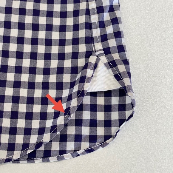 Tom Ford Men’s Slim Fit Gingham Check French Cuff Dress Shirt Blue 43 EU 17 US - Picture 12 of 16